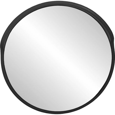 Maison Exclusive - Espejo de tráfico convexo para exterior, negro (1/5)
