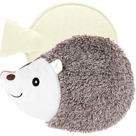 Bouillotte avec Housse Douce 0,8L, Bouillotte d'Eau Chaude Hérisson en Peluche Premium en Caoutchouc Naturel pour Enfants Bébés Famille Sûr Durable (1/5)