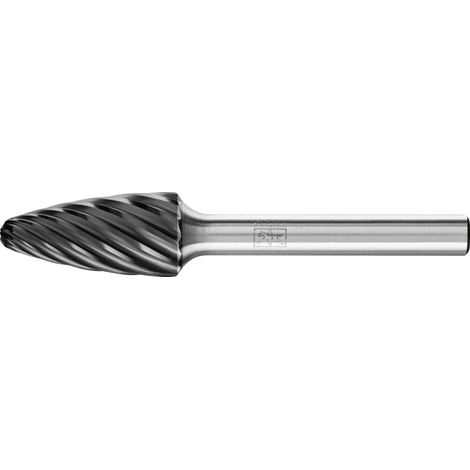 PFERD TOOLS Hartmetall Hochleistungsfrässtift INOX Rundbogen RBF Ø 12x25 mm Schaft-Ø 6 mm HICOAT Edelstahl (1/3)