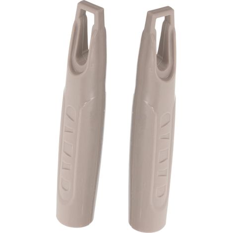 2pièces Manchon Manche Balai Poignée Confortable Gris Accessoires Balais (1/5)
