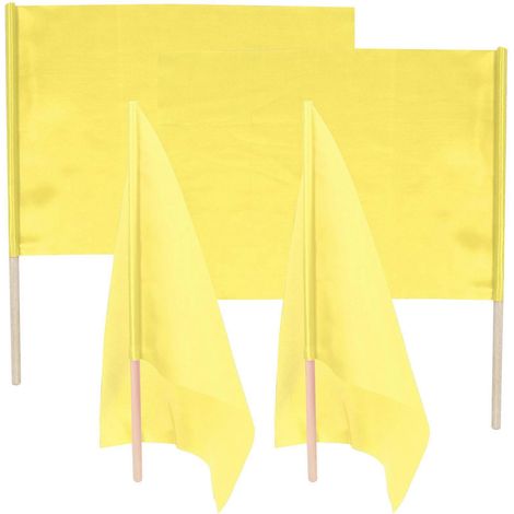 Ensemble de drapeaux d'arbitre, drapeaux de commandement pour match de football (8 pièces) (1/5)