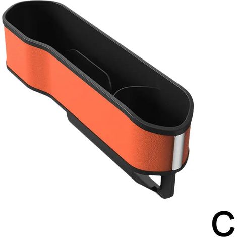 (C) Boîte de rangement pour l'espace entre les sièges auto avec chargeur ultra-rapide, organisateur de chargement, accessoires de voiture pour combler les interstices avec chargeur sans fil C7D6 (1/5)