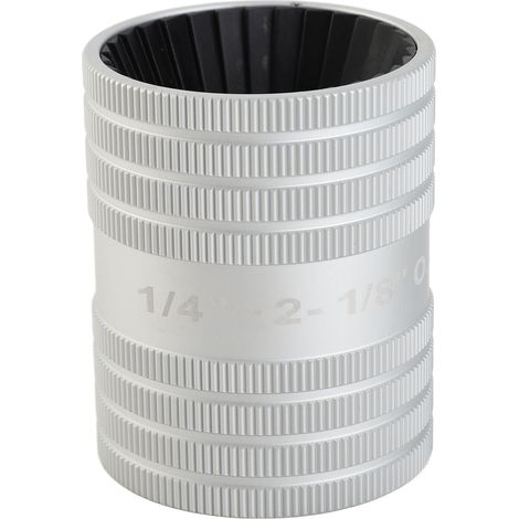 Alesatore per tubi in acciaio inox, smussatore per tubi, strumento per sbavatura tubi da 1/4" a 2 1/8" di diametro esterno (1/5)