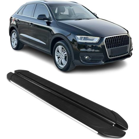 OMAC Trittbretter für Audi Q3 8U 2011-2018 Alu Schwarz-Silber (1/5)
