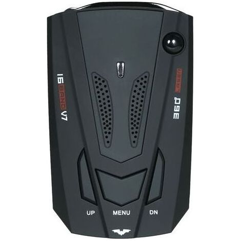 Detector de radar para coche 360 grados – Tecnología de detección láser – Alerta por voz y pantalla LED – Detección de bandas K, X y Ka – (1/5)