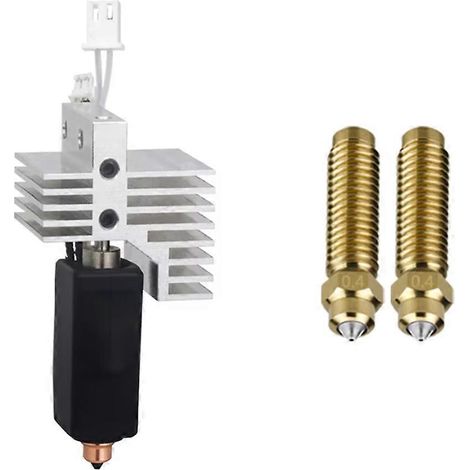 Druckkopf-Kit für Elegoo Centauri Carbon-Heizblock, Hals-Kit, Druckkopfteil aus gehärtetem Chrom-Zirkonium-Kupfer-Stahl (1/5)