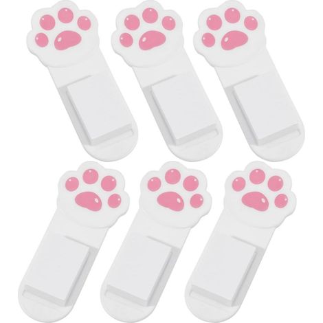 Rehausseur de siège toilette empêchant le contact direct, forme patte chat, auto-adhésif, en (1/5)
