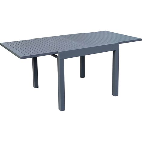 Ausziehtisch GARDA-120 in schwarz, B/H/T: ca. 90-180/75/90 cm (1/4)