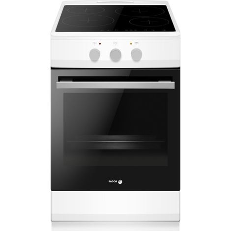 piano cottura a induzione 4 fuochi forno multifunzione catalisi 65l larghezza 50cm bianco - FACI203B - Fagor