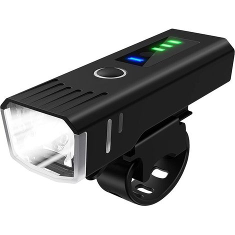 Éclairage vélo haute performance, lampe LED rechargeable par USB avec détection automatique par capteur