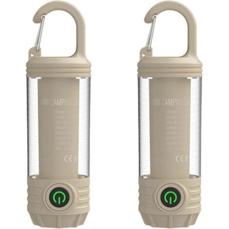 Small waterproof LED flashlights with keychain hook for camping and outdoor use (1/5)