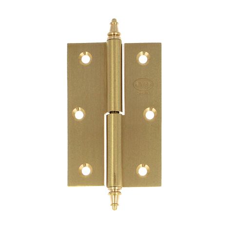 Schachtel mit 10 Scharnieren 1007 Messing pul. 90x60mm links 3176 Freund (1/2)