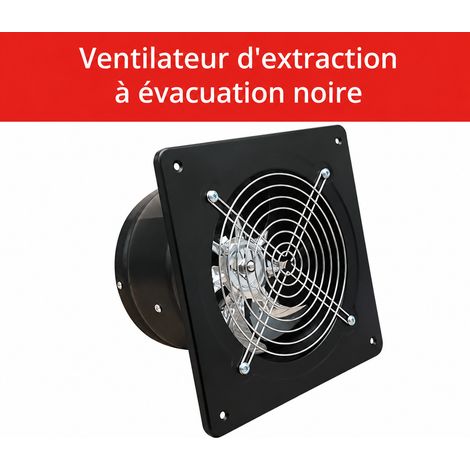Extracteur d'air silencieux 4 pouces Ø 98 mm noir à moteur en cuivre noir 98mm réf 7829 1 kg – Livraison gratuite