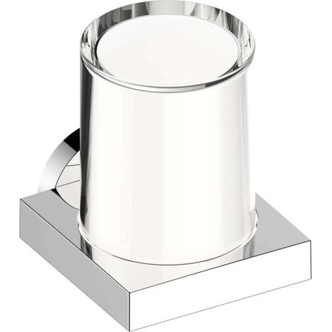 KEUCO Edition 90 Dispenser di lozione con supporto e pompa cromato, 19052019000 (1/2)
