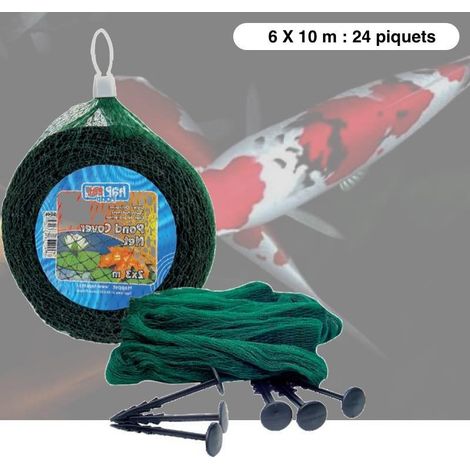 Filet 6 x10 m Anti Héron Anti Feuilles Pour Bassins De Jardin - Étangs (1/5)