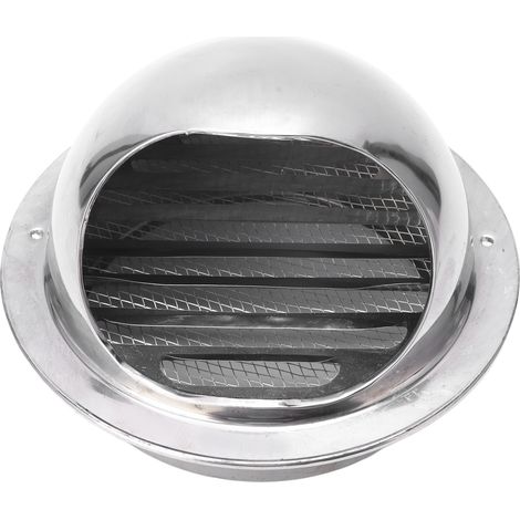 Hotte d'évacuation extérieure en acier inoxydable anti-pluie et vent, couvre-conduit résistant aux intempéries, accessoire de sortie 15 cm (1/5)