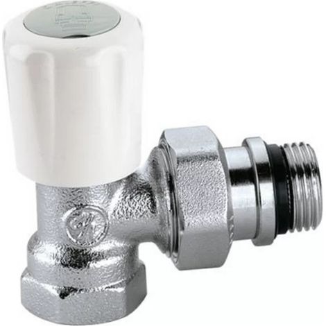 Caleffi 401402 - Thermostatizable angle valve for steel tubes