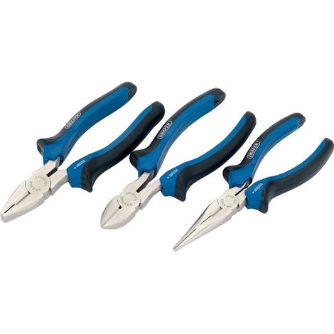Draper 45864 - Set 3 pinze, con impugnature morbide (1/3)