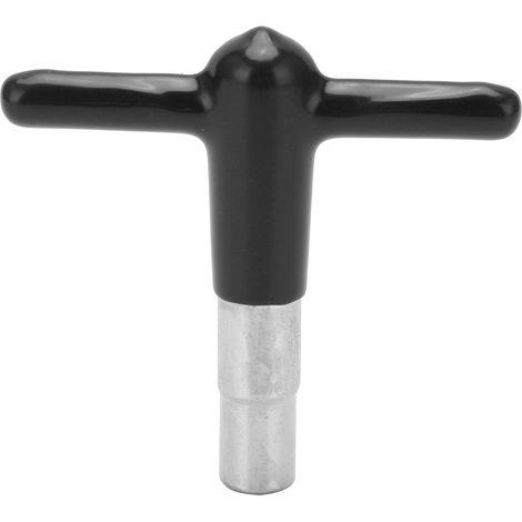 T-förmiger Stimmschlüssel für Schlagzeuge, Silikongriff, Zubehör für Musikinstrumente, DT-08 Schwarz (1/5)