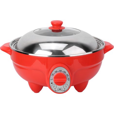 Poêle électrique multifonction 6L pour fondue, barbecue, friture, cuisson et grill, prise australienne 220V (1/5)