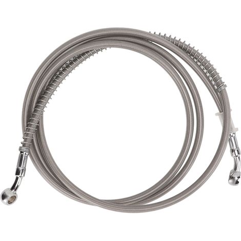 Flexible Universal Moto Ligne Frein Acier PVC Durite Frein et Embrayage 200cm pour Motos, Installation Facile Kit (1/5)