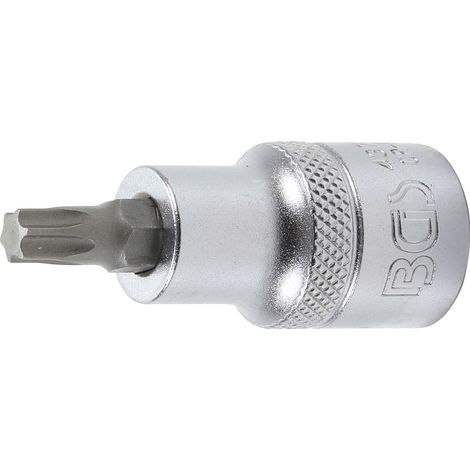 BGS  Punta  Destornillador  Cuadrado  Interior  12,5  mm  (1/2")  Perfil  T  (para  Torx)  T40  -  4372