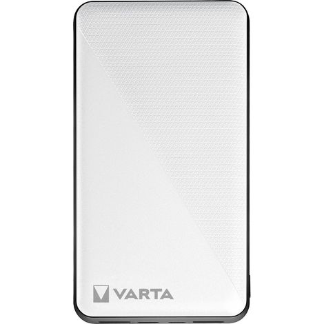 Varta Power Bank Energy 15000 Powerbank (batterie supplémentaire) 15000 mAh LiPo USB-C®, Micro USB blanc/noir charge et