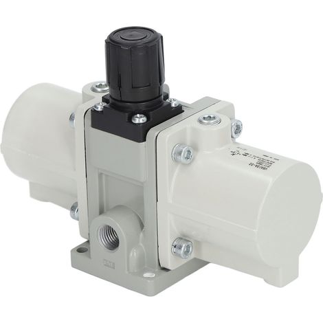 Valve de surpression pneumatique avec manomètre et silencieux, type SMC (1/5)