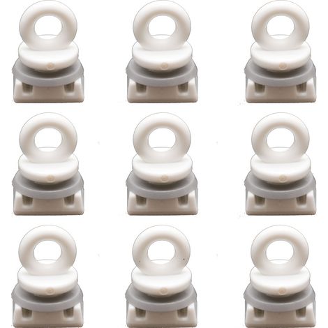 20-pack of universal car curtain hooks, bus curtain pulley hooks, curtain clips, curtain buttons, and beaded curtains. (1/5)