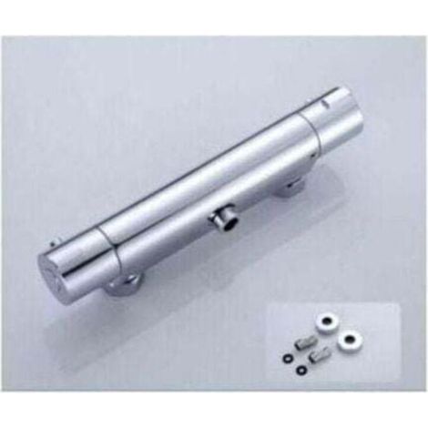 Ulisem Mitigeur thermostatique Mitigeur thermostatique de douche Robinet de douche Mitigeur thermostatique, avec verrouillage de sécurité 38 ℃ Douche thermostatique Laiton, Chrome (1/4)