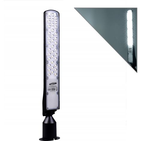 LAMPIONE LED STRADALE 100W LUCE FREDDA 6500K° - ALTA EFFICIENZA ENERGETICA ILLUMINAZIONE ESTERNA RESISTENTE E DURATURA (1/5)