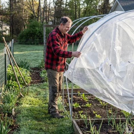 Housse supplémentaire pour serre maraîchère 6 m² (1/5)
