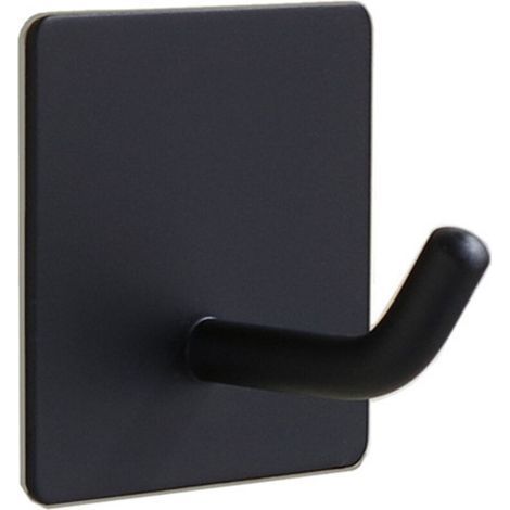 Set of 4 square-based hooks without suction cups, requiring drilling. (1/4)