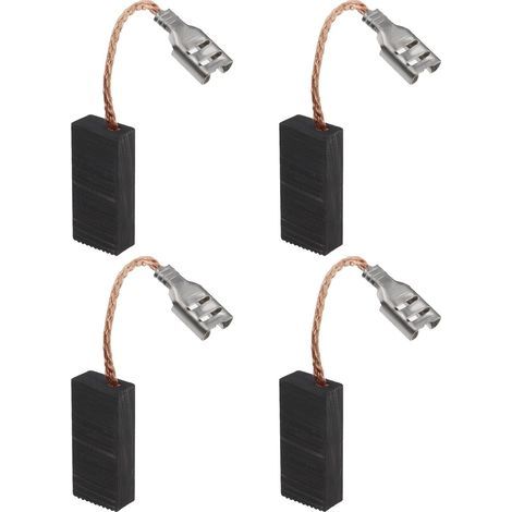 2 paires Balais de Charbon de Tondeuse à Gazon Compatible avec Bosch Rotak 320 ER 32-12 Pièces de Rechange de Moteur Électrique de Tondeuse à Gazon 6.3x11.3x24mm (1/5)