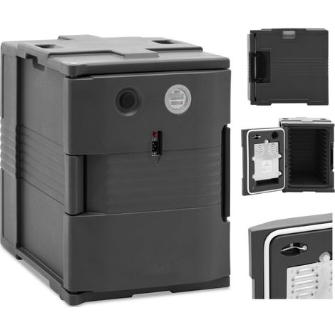 Contenedor termo aislante térmico con resistencia eléctrica para contenedores GN 1/1 (1/5)