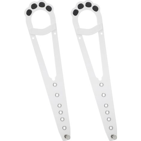 Latch Porte Chat - Réglable 4 à 15 cm - Sans Perçage - Pour Portes Standard - Convient aux Chats et Animaux de Petite Taille - Lot de 2