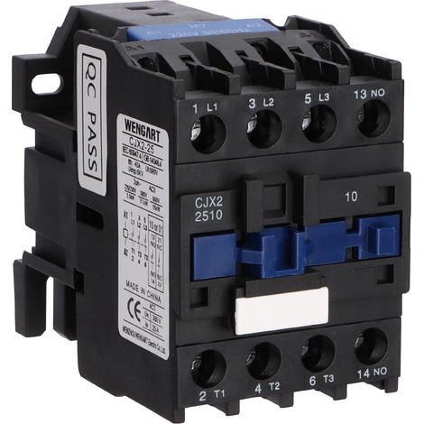 CJX2-25 AC Contactor, Streamline Your Power Distribution, High Capacity, Low Maintenance - Perfect for Complex Power Networks (1NOAC220V) (1/5)