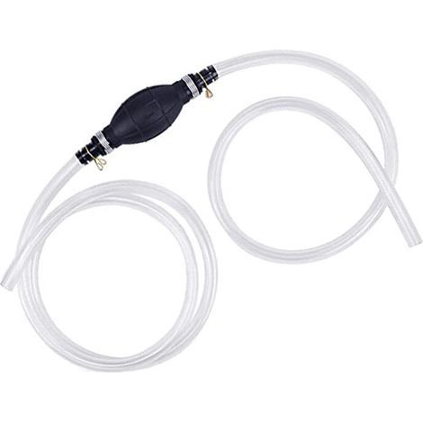 Pompes manuelles, pompes de transfert, pompe à essence manuelle, avec tuyau de siphon portable de 2 m, pompe de vidange de carburant portable, pompe à carburant d'urgence