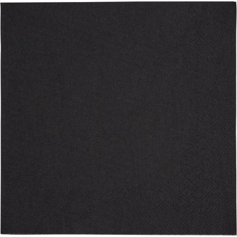 Serviettes dîner 3 plis format 1/4 400mm noires (lot de 1000) - FIESTA RECYCLABLE (1/3)