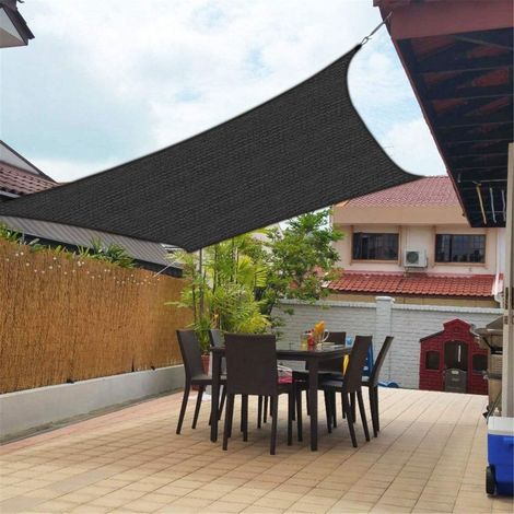 Sun Shade Canopy - HDPE 185 Gsm - 95% UV Protection - Rectangular Outdoor Shade Sail For Patio Garden Pool - 2x2 M (1/5)