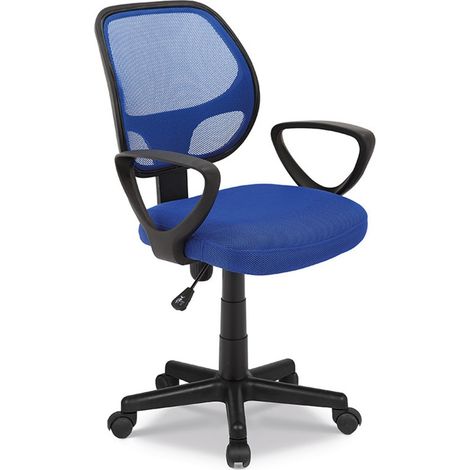 Sedia da ufficio IPOLIST – Tessuto a rete blu – Comfort e modernità per il tuo spazio lavorativo