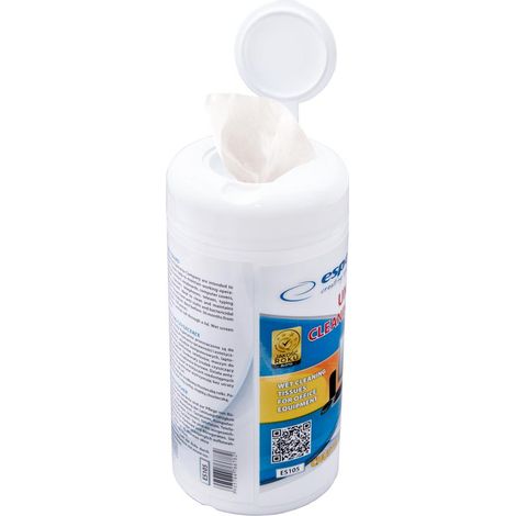ESPERANZA Mantenimiento Marca Modelo ES105 Limpieza Universal Toallitas 100 Piezas (1/3)