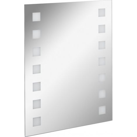 Spiegelelement KARO-LIGHT 60x75x2 cm, 2xLED + AMBILIGHT (1/3)