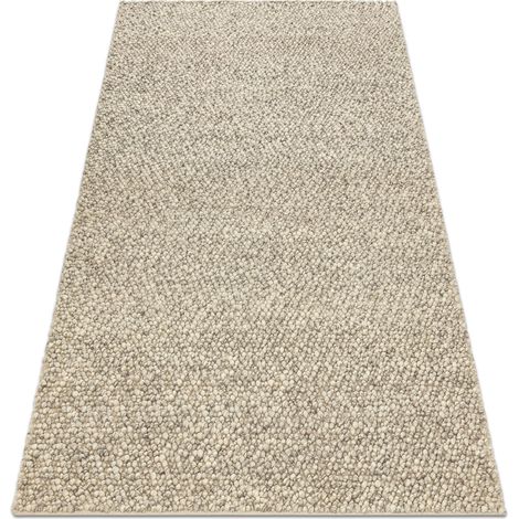 Tappeto in lana TAHAR 99005G grigio / beige - TESSUTO A MANO, uniforme grey 160x240 cm