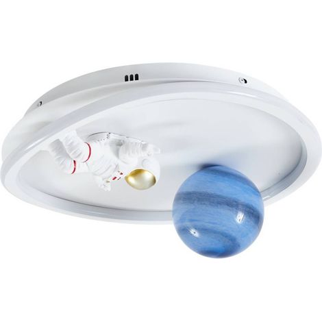 Lindby LED 'Kosmo' in Bianco da Plastica