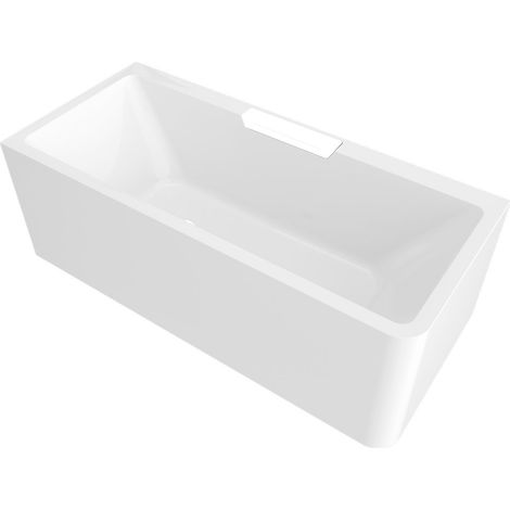 CASCATA L MONOLITH Baignoire rectangulaire 180x80x60cm, bec cascade blanc (1/4)