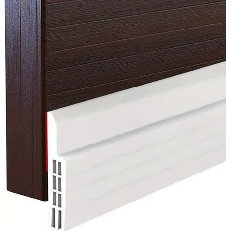 Bas de porte isolant 100cm Blanc - isolation porte Adhésif extra fort - Boudin de porte isolant froid maximale - Bas de porte anti bruit (1/5)