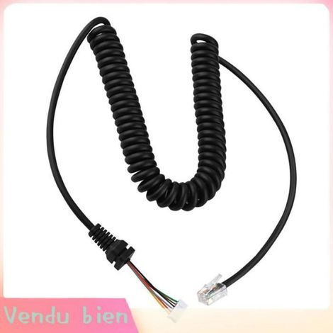 Garosa Cordon d'alimentation du microphone Câble de Microphone pour Ligne de Microphone à Main Radio de son detachee (1/4)