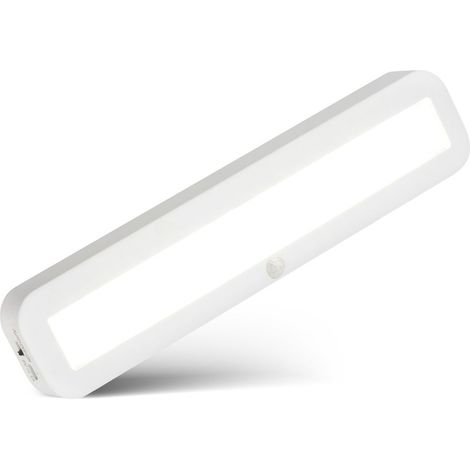 Briloner Lampade sottopensile per cucina led senza fili 30,5x6,5 cm rettangolari 2,6 W 200 lm 4000 K bianco neutro autoadesive bianche - Lampada cucina cantina scala