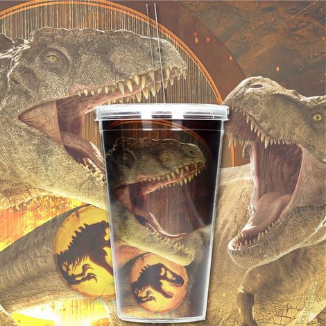 Gobelet lenticulaire 3D Jurassic Park Dominion, capacité de 50 ml